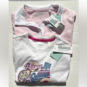 DSG Girls tops.  2 piece tee shirt bundle.